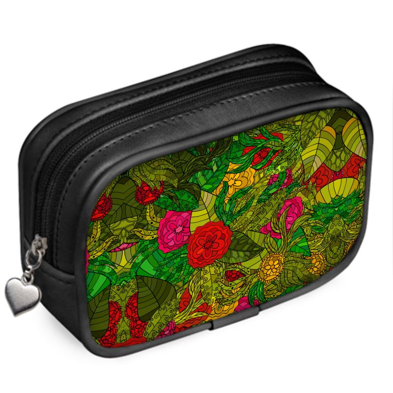 Hand Drawn Floral Seamless Pattern Pouch Wallet by The Photo Access