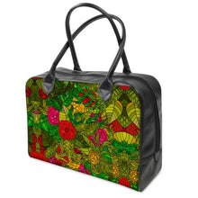 Load image into Gallery viewer, Hand Drawn Floral Seamless Pattern Holdalls by The Photo Access
