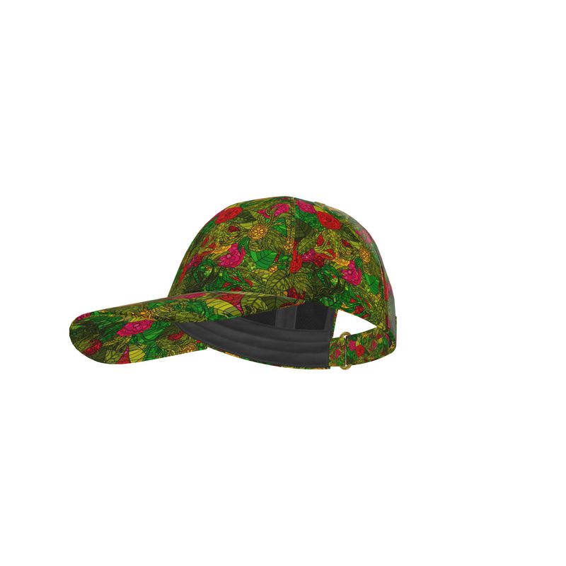Hand Drawn Floral Seamless Pattern Baseball Cap by The Photo Access