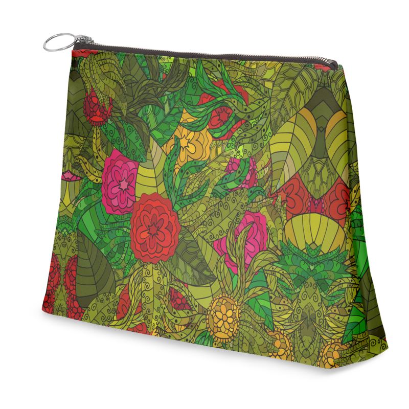 Hand Drawn Floral Seamless Pattern Clutch Purse by The Photo Access
