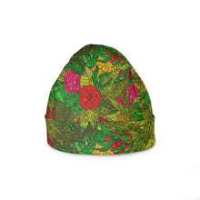 Load image into Gallery viewer, Hand Drawn Floral Seamless Pattern Beanie by The Photo Access
