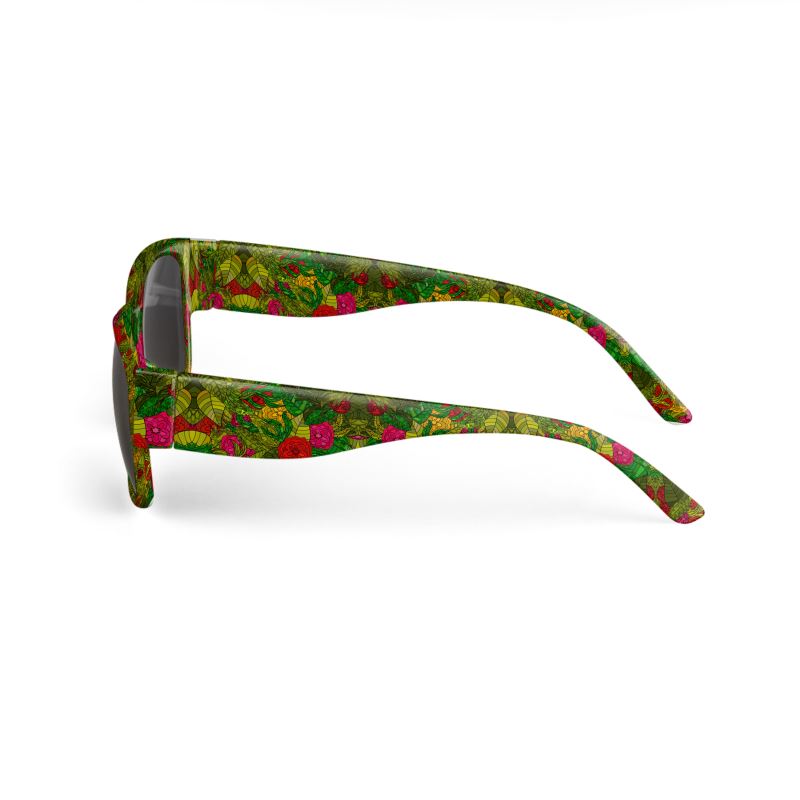Hand Drawn Floral Seamless Pattern Sunglasses by The Photo Access
