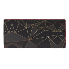 Cargar imagen en el visor de la galería, Abstract Black Polygon with Gold Line Travel Wallet by The Photo Access
