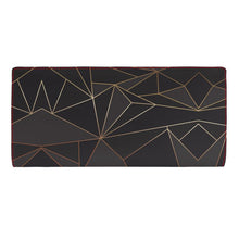 Cargar imagen en el visor de la galería, Abstract Black Polygon with Gold Line Travel Wallet by The Photo Access
