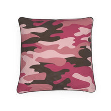 将图片加载到图库查看器，Pink Camouflage Cushion Pillow by The Photo Access
