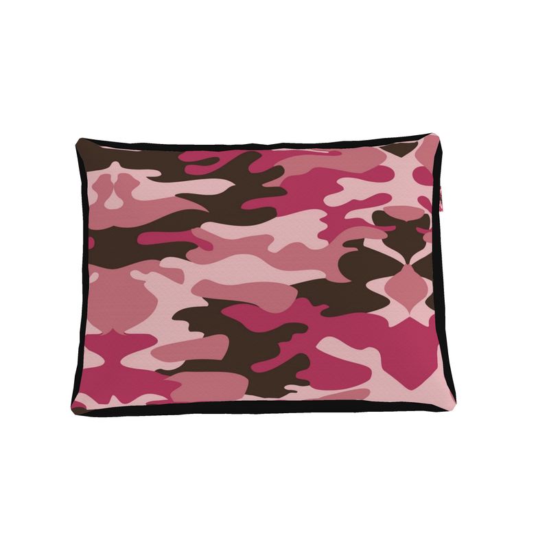 Pink Camouflage Dog Bed by The Photo Access