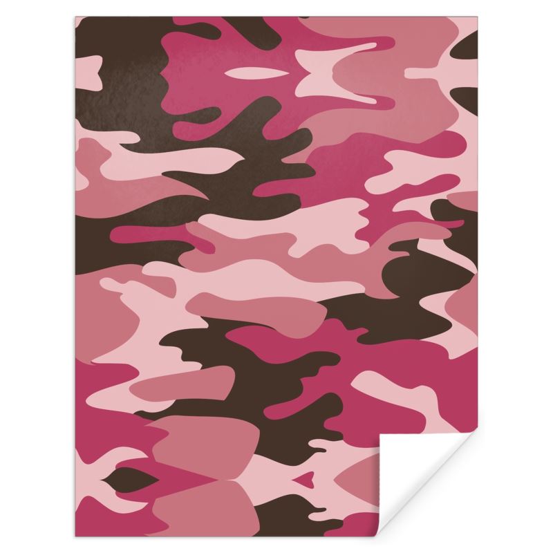 Pink Camouflage Gift Wrap by The Photo Access