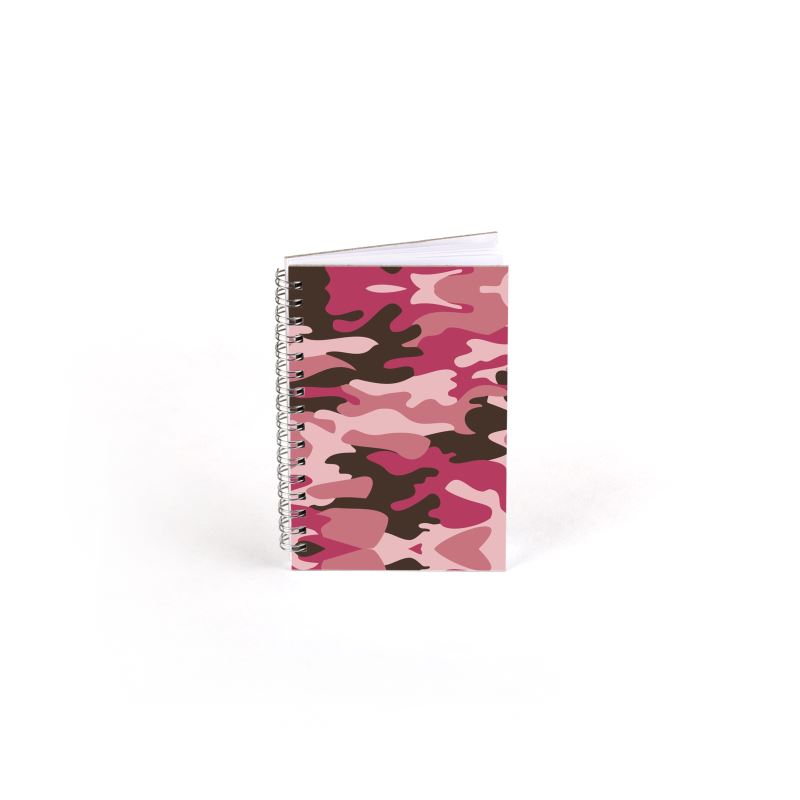 Pink Camouflage Spiral Notebook by The Photo Access