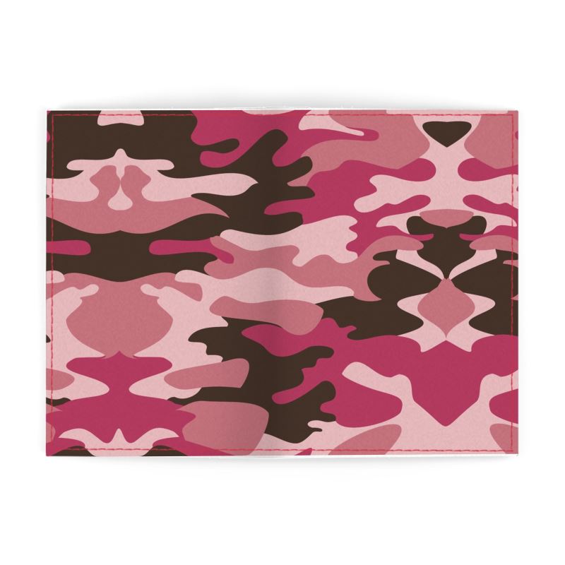 Pink Camouflage Passport Cover by The Photo Access