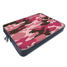 Load image into Gallery viewer, Pink Camouflage Laptop Case by The Photo Access
