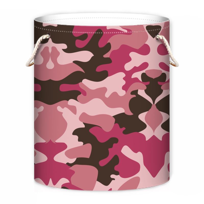 Pink Camouflage Laundry Bag by The Photo Access