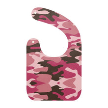 Lade das Bild in den Galerie-Viewer, Pink Camouflage Baby Bib by The Photo Access
