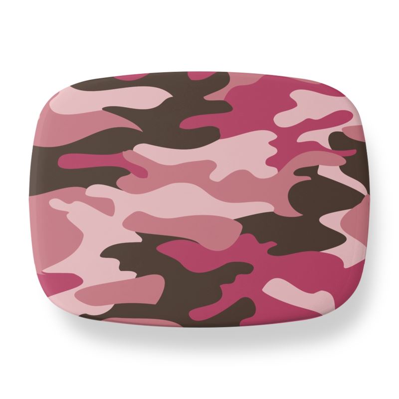 Pink Camouflage Lunch Box by The Photo Access