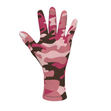 Load image into Gallery viewer, Pink Camouflage Fleece Gloves by The Photo Access
