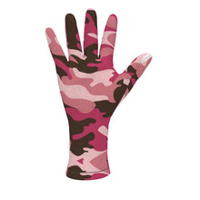Cargar imagen en el visor de la galería, Pink Camouflage Fleece Gloves by The Photo Access
