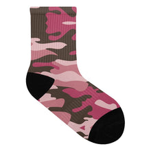 गैलरी व्यूवर में इमेज लोड करें, Pink Camouflage Socks by The Photo Access

