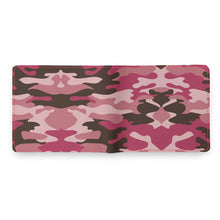 Lade das Bild in den Galerie-Viewer, Pink Camouflage Mens Personalized Wallet by The Photo Access
