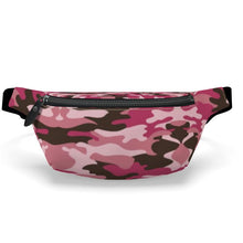 将图片加载到图库查看器，Pink Camouflage Fanny Pack by The Photo Access
