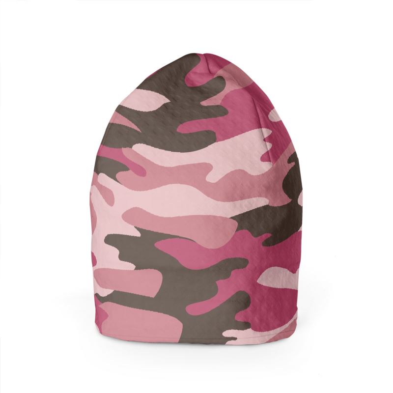 Pink Camouflage Beanie by The Photo Access