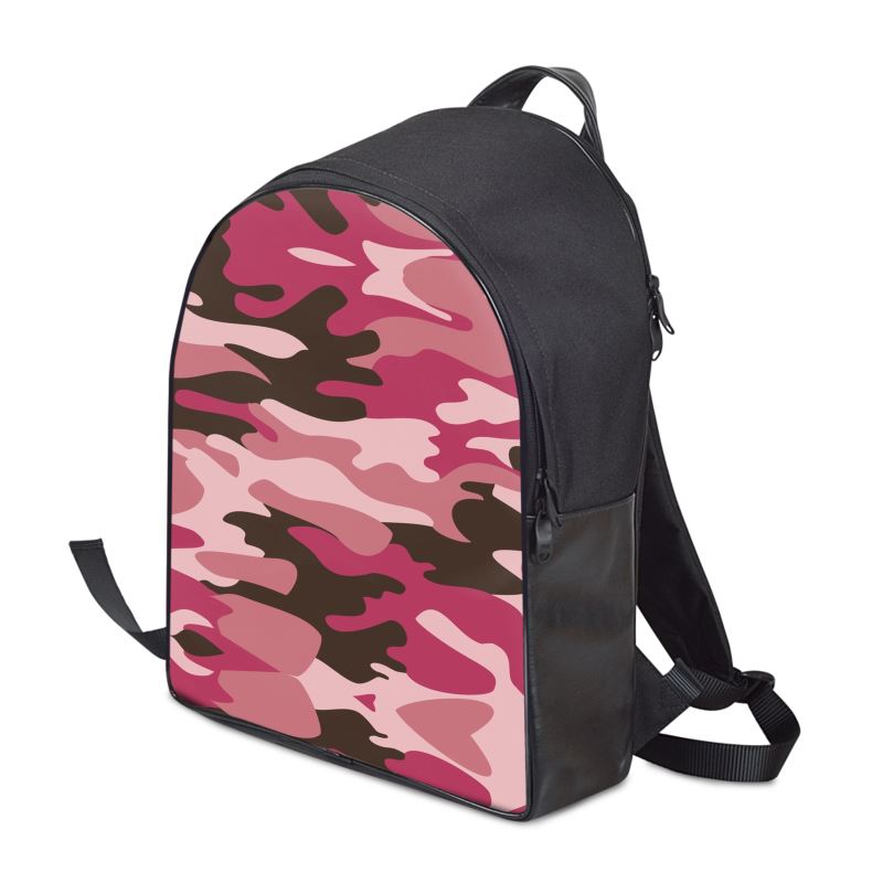 Pink Camouflage Backpacks by The Photo Access