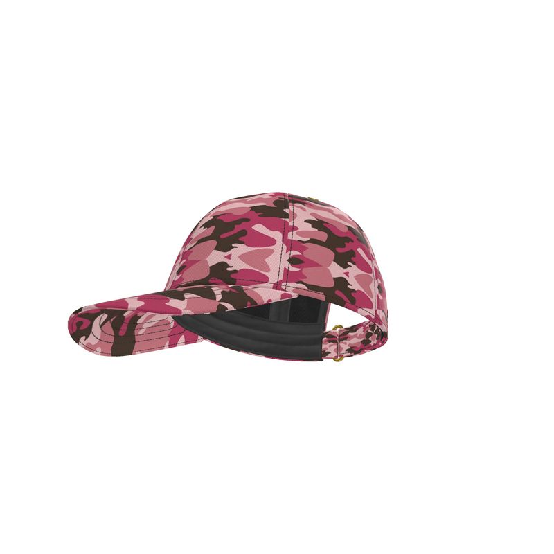 Pink Camouflage Baseball Cap by The Photo Access