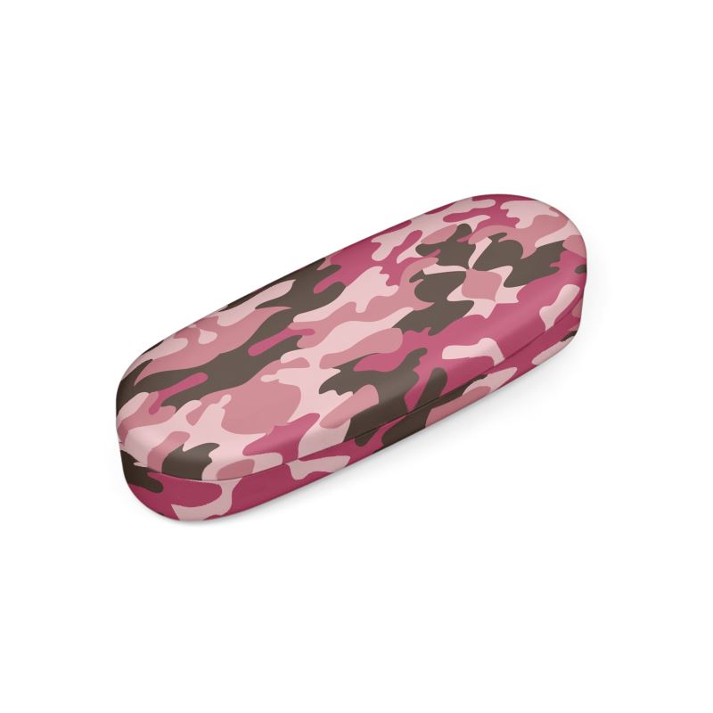 Pink Camouflage Hard Glasses Case by The Photo Access