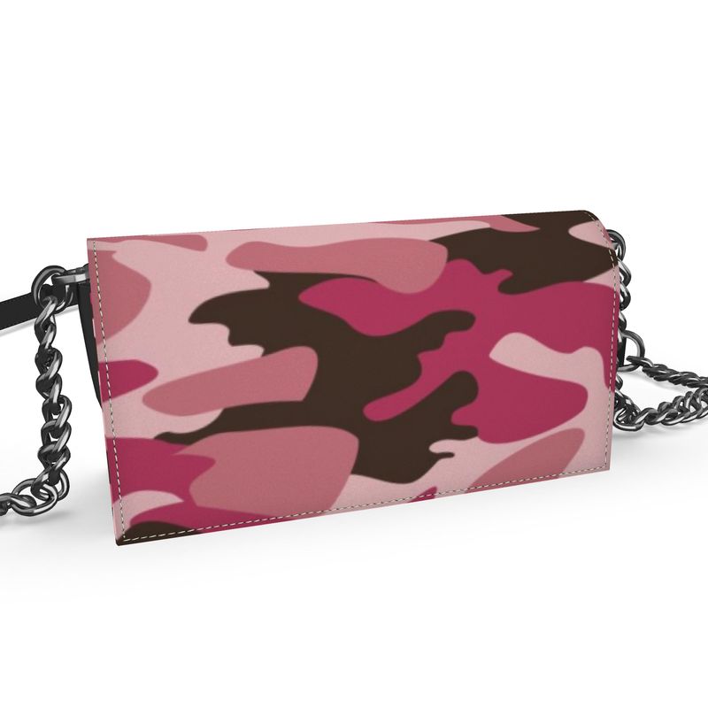 Pink Camouflage Oana Evening Bag by The Photo Access