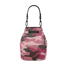 गैलरी व्यूवर में इमेज लोड करें, Pink Camouflage Bucket Bag by The Photo Access
