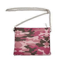 将图片加载到图库查看器，Pink Camouflage Crossbody Bag With Chain by The Photo Access
