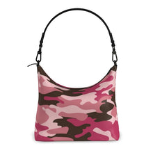 将图片加载到图库查看器，Pink Camouflage Square Hobo Bag by The Photo Access

