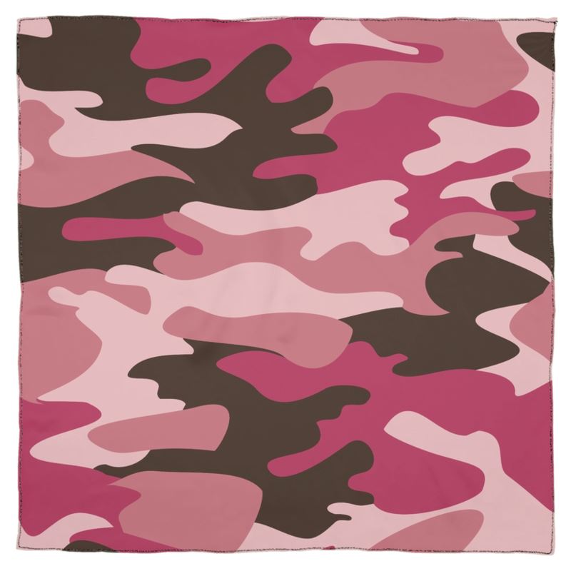 Pink Camouflage Scarf Wrap Shawl by The Photo Access