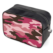 गैलरी व्यूवर में इमेज लोड करें, Pink Camouflage Toiletry Bags by The Photo Access
