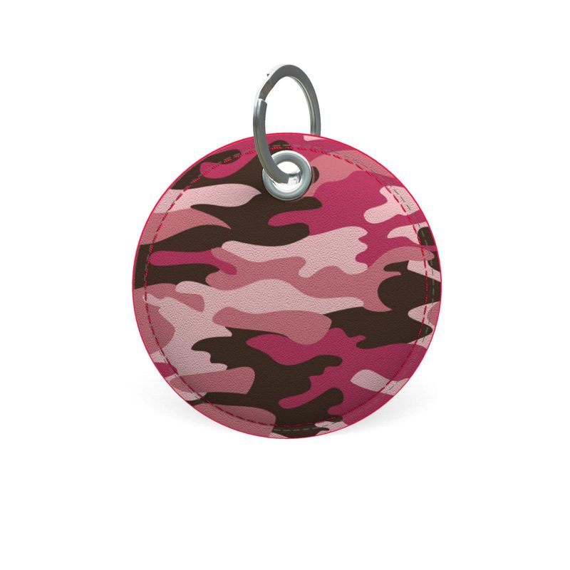 Pink Camouflage Keyring by The Photo Access