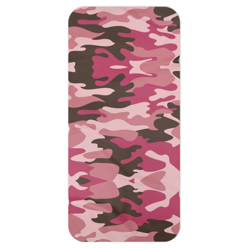 Pink Camouflage Blanket Scarf by The Photo Access