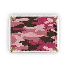 Cargar imagen en el visor de la galería, Pink Camouflage Footstool by The Photo Access
