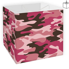 Load image into Gallery viewer, Pink Camouflage Square Lamp Shade by The Photo Access
