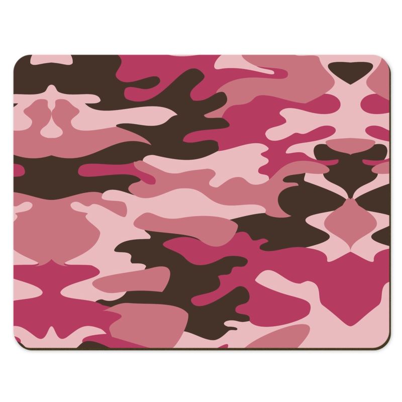 Pink Camouflage Placemats by The Photo Access