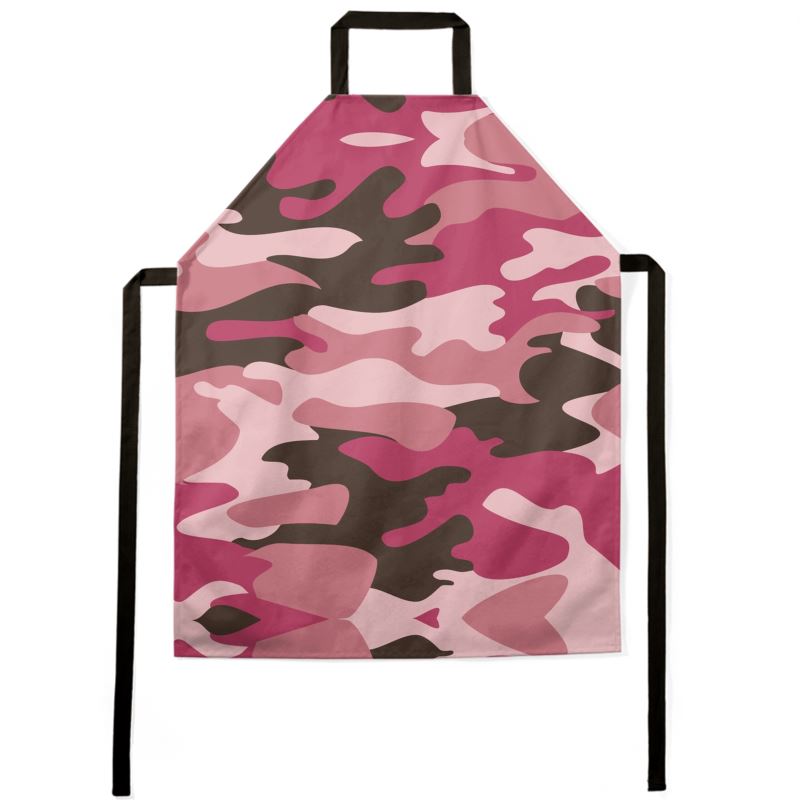 Pink Camouflage Apron by The Photo Access