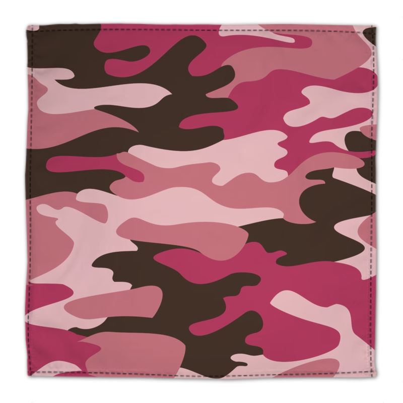 Pink Camouflage Napkins by The Photo Access