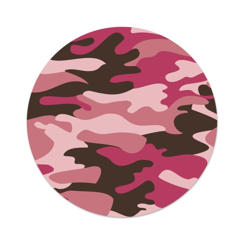 Pink Camouflage Serving Platter by The Photo Access