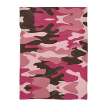 Load image into Gallery viewer, Pink Camouflage Blanket by The Photo Access
