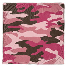 将图片加载到图库查看器，Pink Camouflage Throw by The Photo Access
