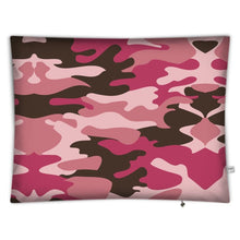 Lade das Bild in den Galerie-Viewer, Pink Camouflage Floor Cushions by The Photo Access
