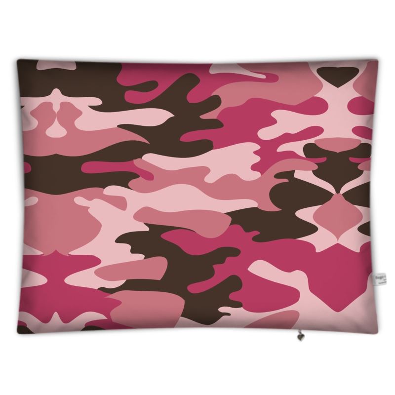 Pink Camouflage Floor Cushions by The Photo Access