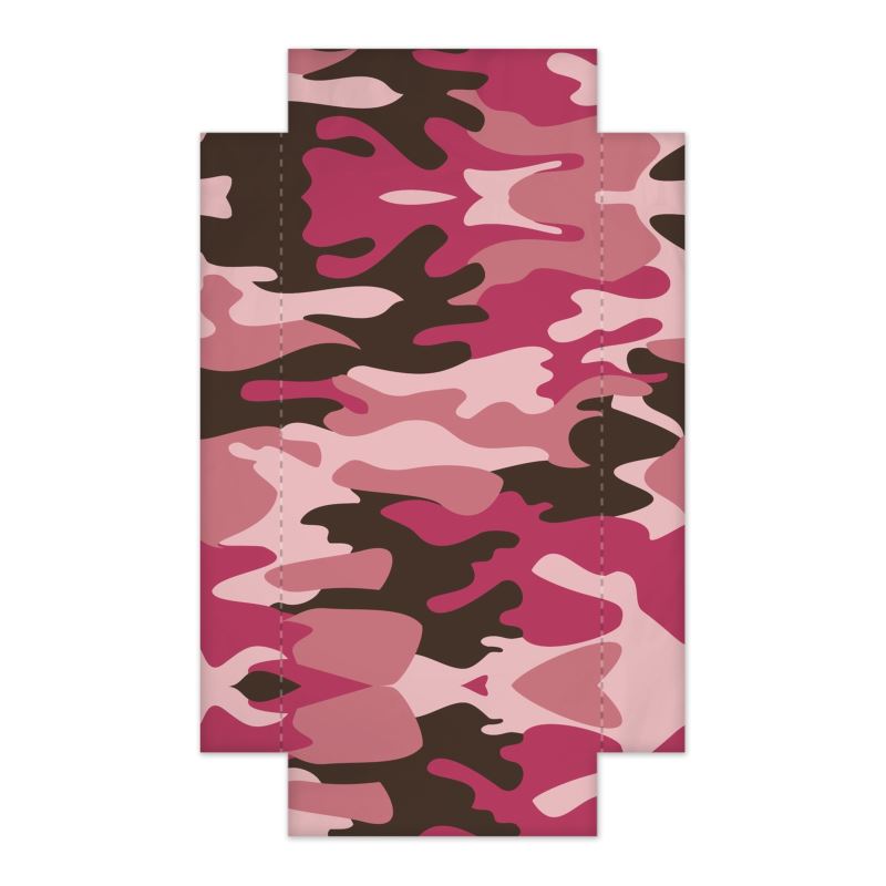 Pink Camouflage Fitted Sheets by The Photo Access