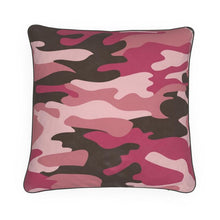 Load image into Gallery viewer, Pink Camouflage Luxury Pillows by The Photo Access
