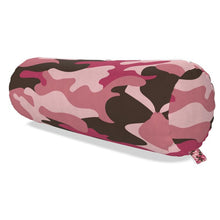 Load image into Gallery viewer, Pink Camouflage Big Bolster Cushion by The Photo Access
