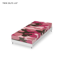 Load image into Gallery viewer, Pink Camouflage Fitted Sheets USA by The Photo Access
