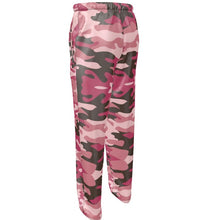 Load image into Gallery viewer, Pink Camouflage Mens Silk Pajama Bottoms by The Photo Access
