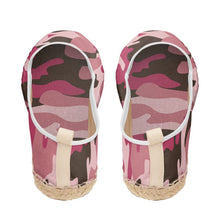 Load image into Gallery viewer, Pink Camouflage Loafer Espadrilles by The Photo Access

